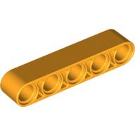 Lego rameno 1x5, světle oranžová (6203256, 4248239)